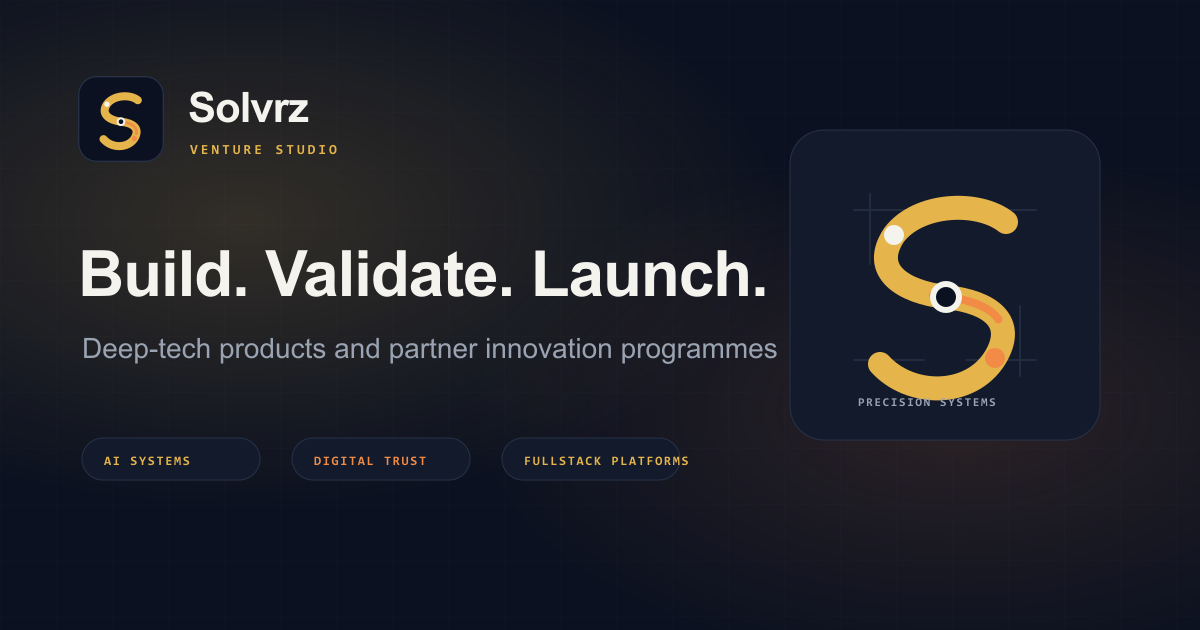 Solvrz approved social preview for media and partner references