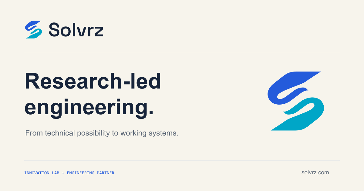 Solvrz approved social preview for media and partner references